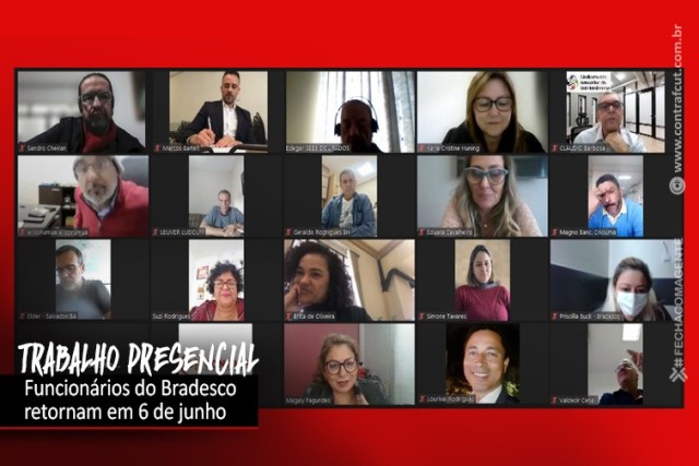 COE e Bradesco negociam retorno ao trabalho presencial