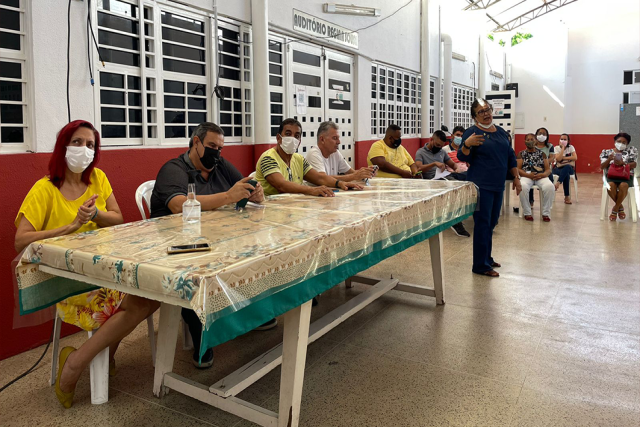 Comissão Eleitoral prepara equipes que trabalharão na eleição 2022 do SEEBF/PI.