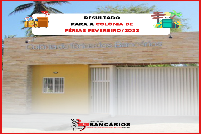 Confira as listas dos contemplados para a Colônia de Férias em Fevereiro/2023