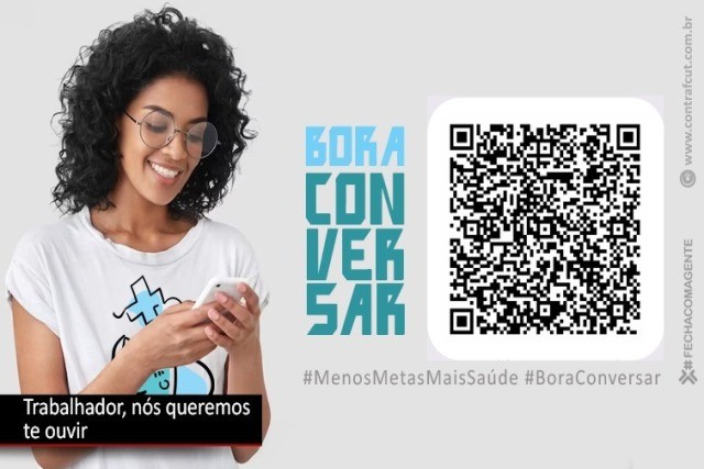 Campanha Menos Metas, Mais Saúde quer ouvir os trabalhadores