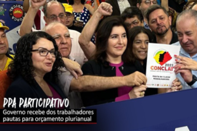 Movimento sindical entrega pauta da classe trabalhadora para o PPA Participativo