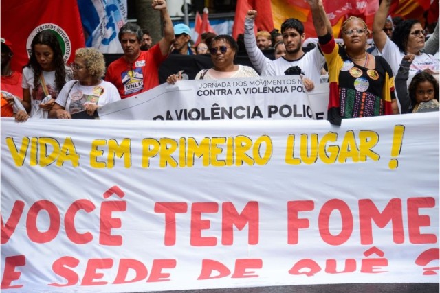 Excluídos “gritam” por justiça social