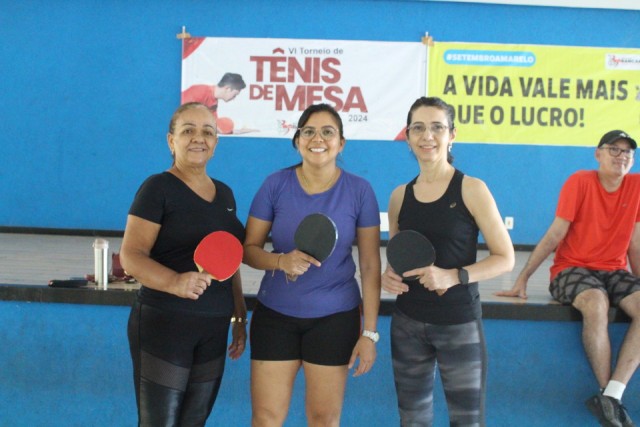 VI Torneio de Tênis de Mesa é marcado por disputas emocionantes entre associados