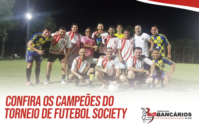 Confira os campeões do torneio de futebol society