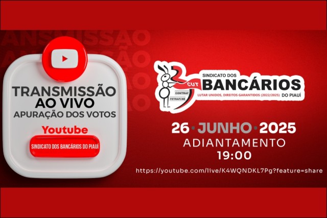 COMUNICADO OFICIAL: APURAÇÃO DOS VOTOS É ANTECIPADA
