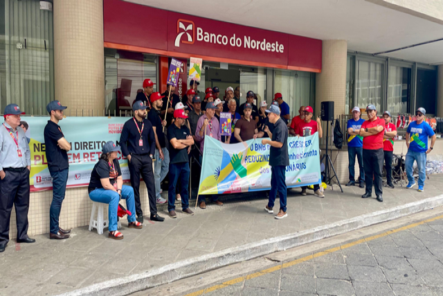 SEEBF/PI realiza Dia Nacional de Luta em defesa da PLR no BNB