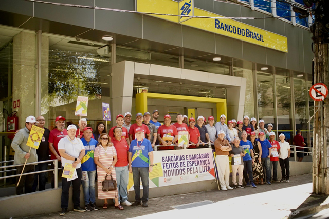 Bancários e bancárias do Piauí realizaram um Dia Nacional de Luta por Remuneração