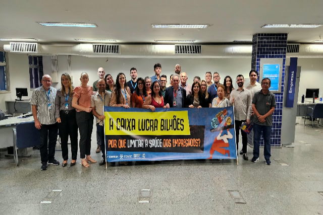 SEEBF/PI se reúne com empregados da Caixa e mobiliza a categoria em reta final de Campanha Nacional